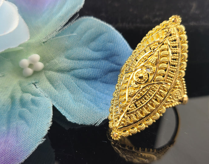 Buy 22kt Casting Unisex Gold Ring 97VJ6490 Online from Vaibhav Jewellers